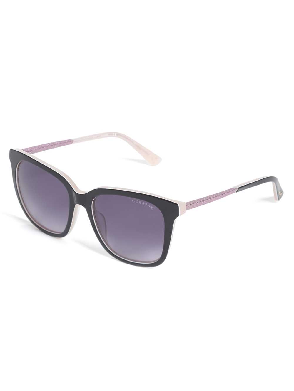 Silver Women's Guess Get in Touch Sunglasses Australia Sale | 497DKXYAE