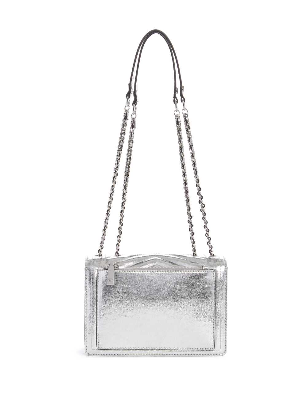 Silver Women's Guess Lida Convertible Crossbody Bags Australia Sale | 934BNVFJI