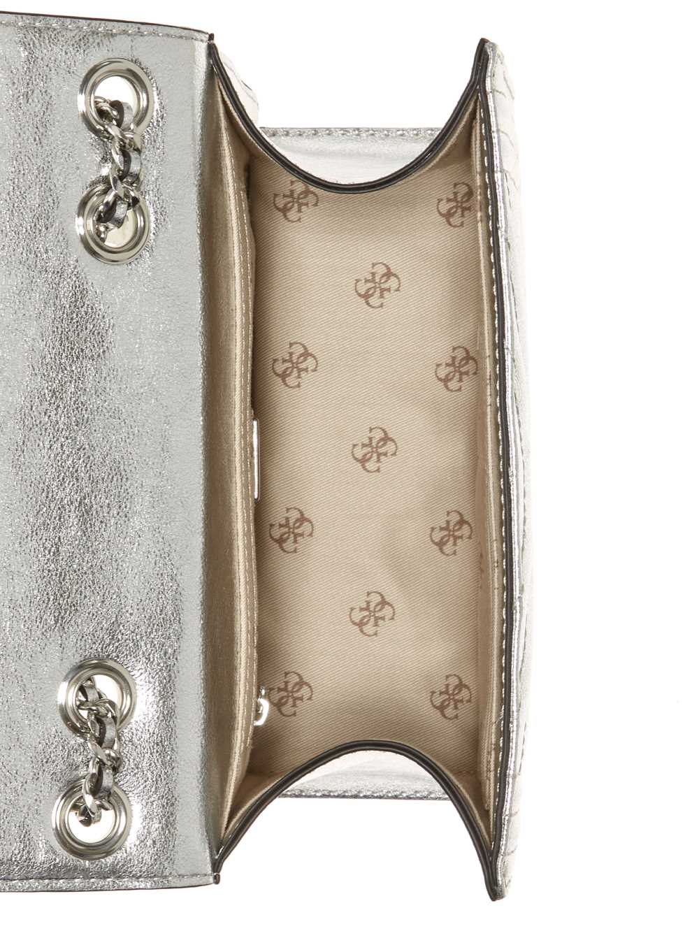 Silver Women's Guess Lida Convertible Crossbody Bags Australia Sale | 934BNVFJI