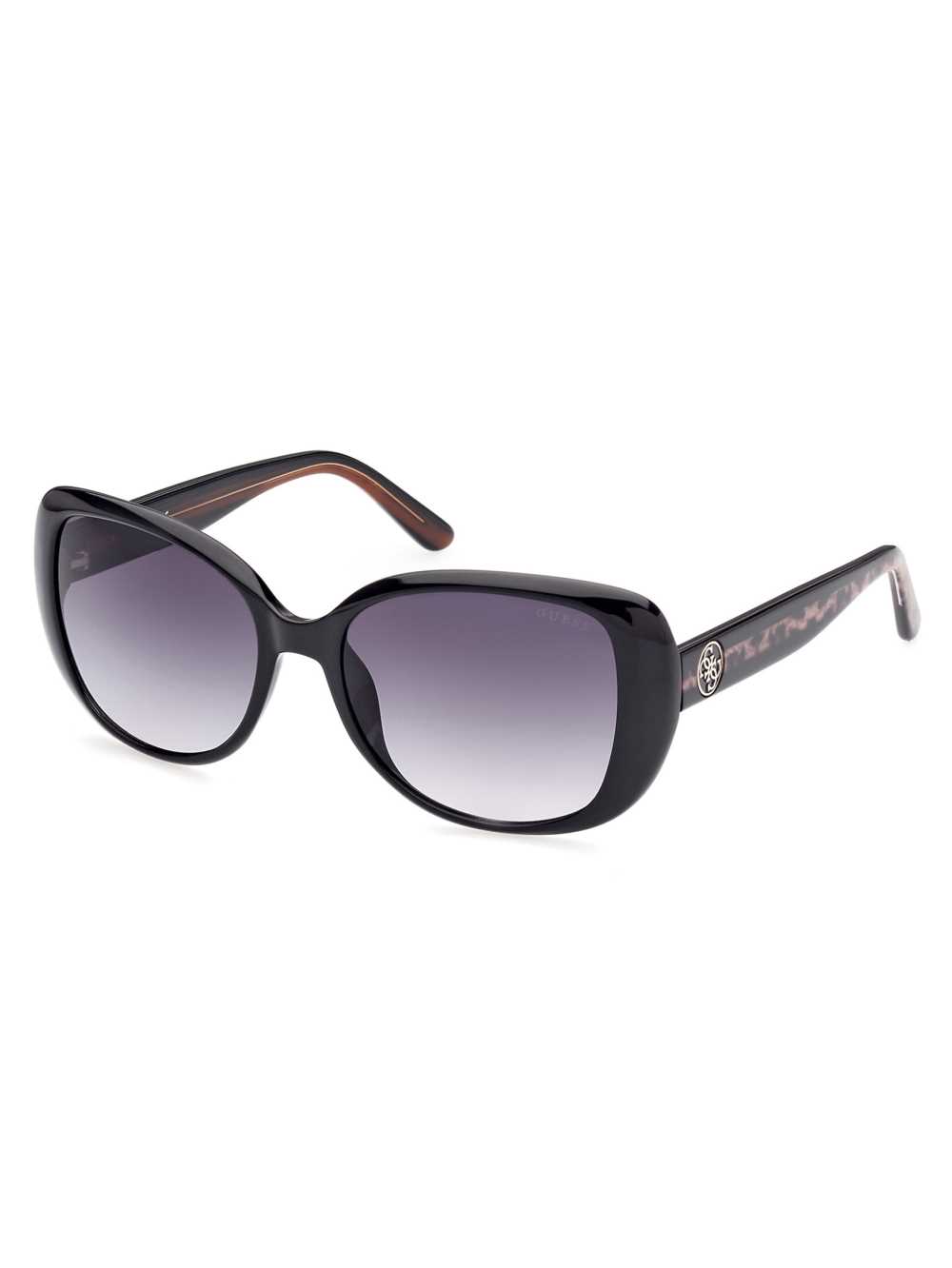 Silver Women's Guess Round-Square Sunglasses Australia Sale | 947KLVTQF