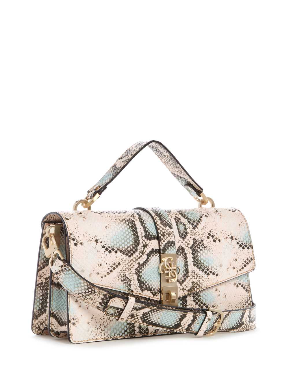 Snake Women's Guess Albury Top-Handle Flap Bag Crossbody Bags Australia Sale | 087APJYUB