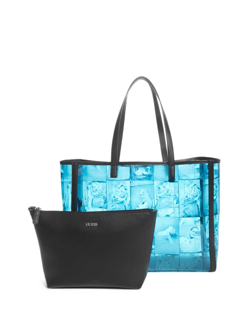 Turquoise Women's Guess Originals x Anna Nicole Smith Tote Bags Australia Sale | 628YKCBFE