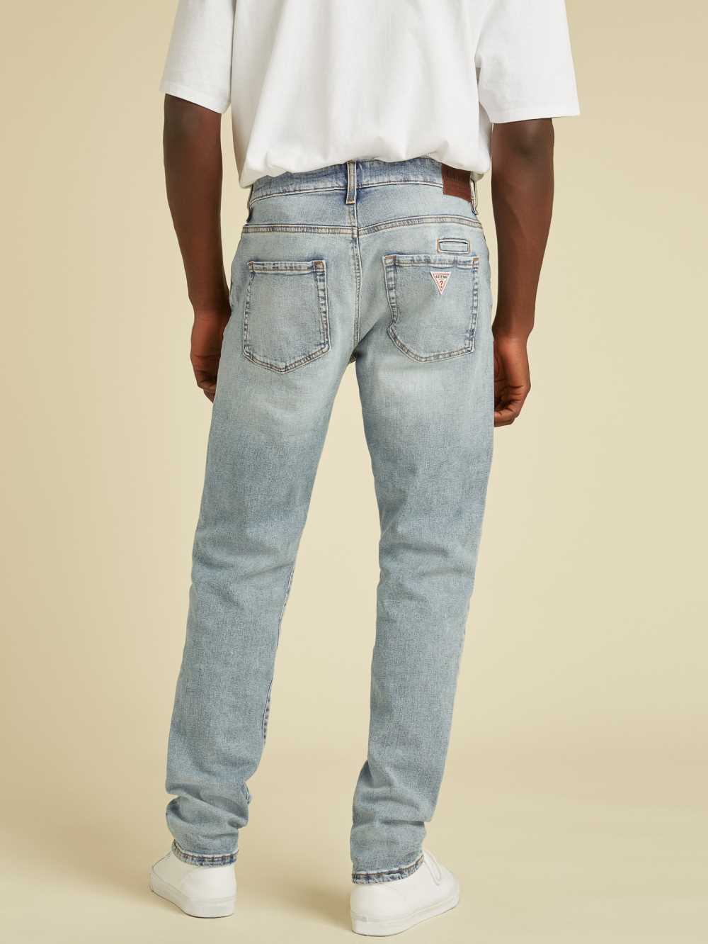 Wash Men's Guess Originals Slim Straight Jeans Australia Sale | 974IDOJUX