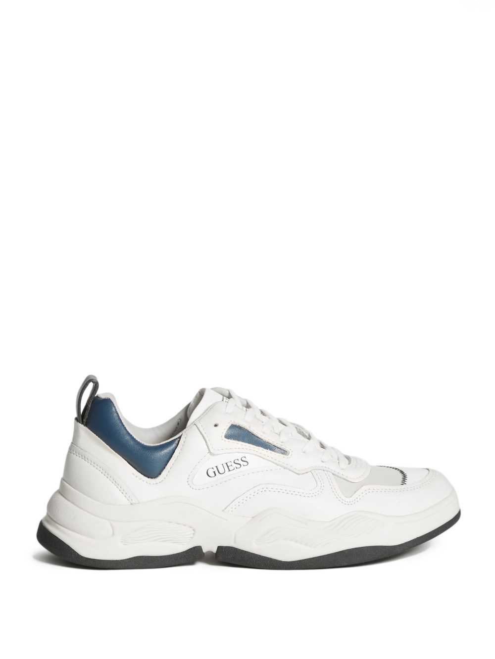 White Men's Guess Bassano Dad Sneakers Australia Sale | 480ZRYIEB