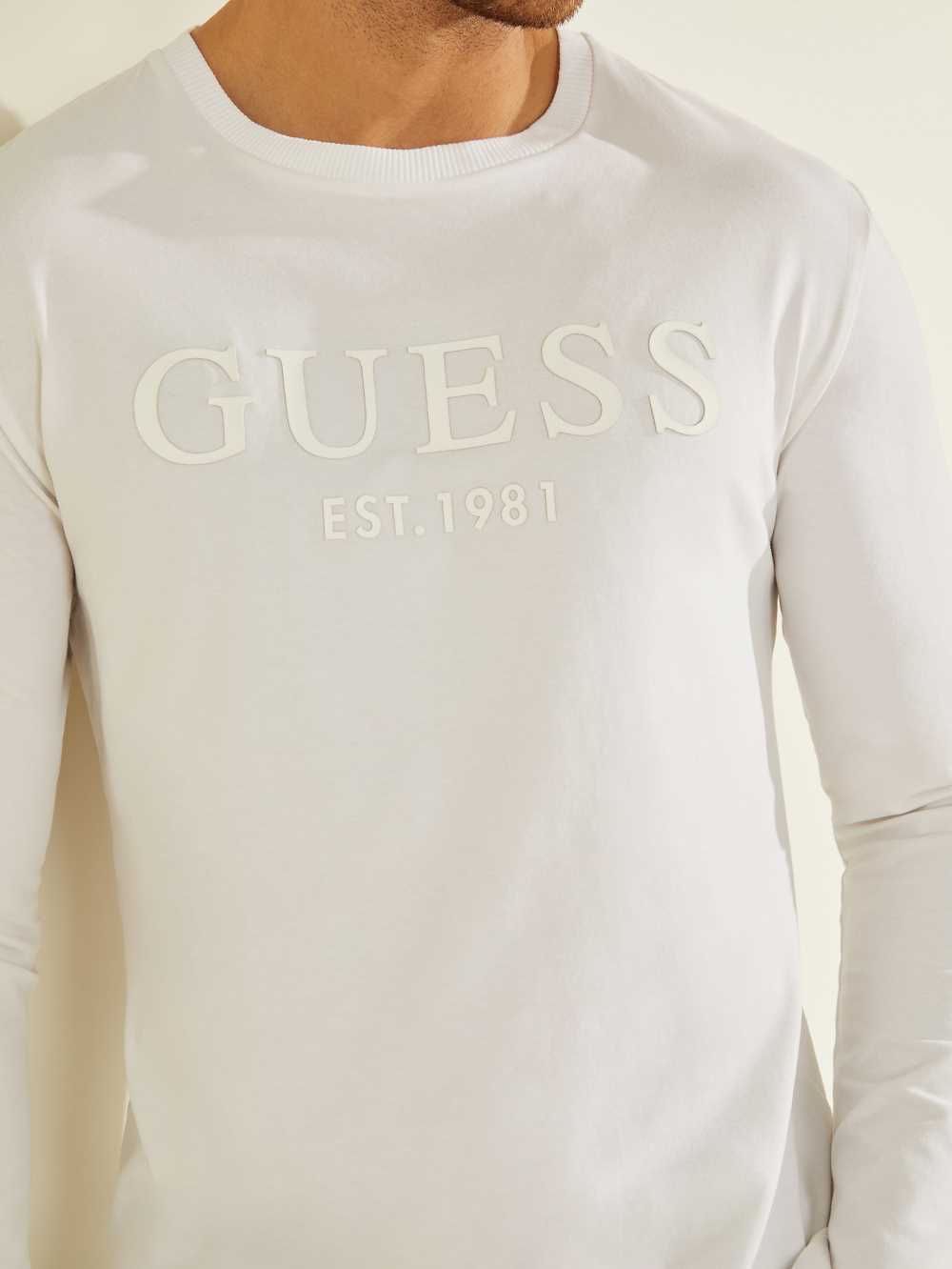 White Men's Guess Gammy Logo Shirts Australia Sale | 382SYTQVB