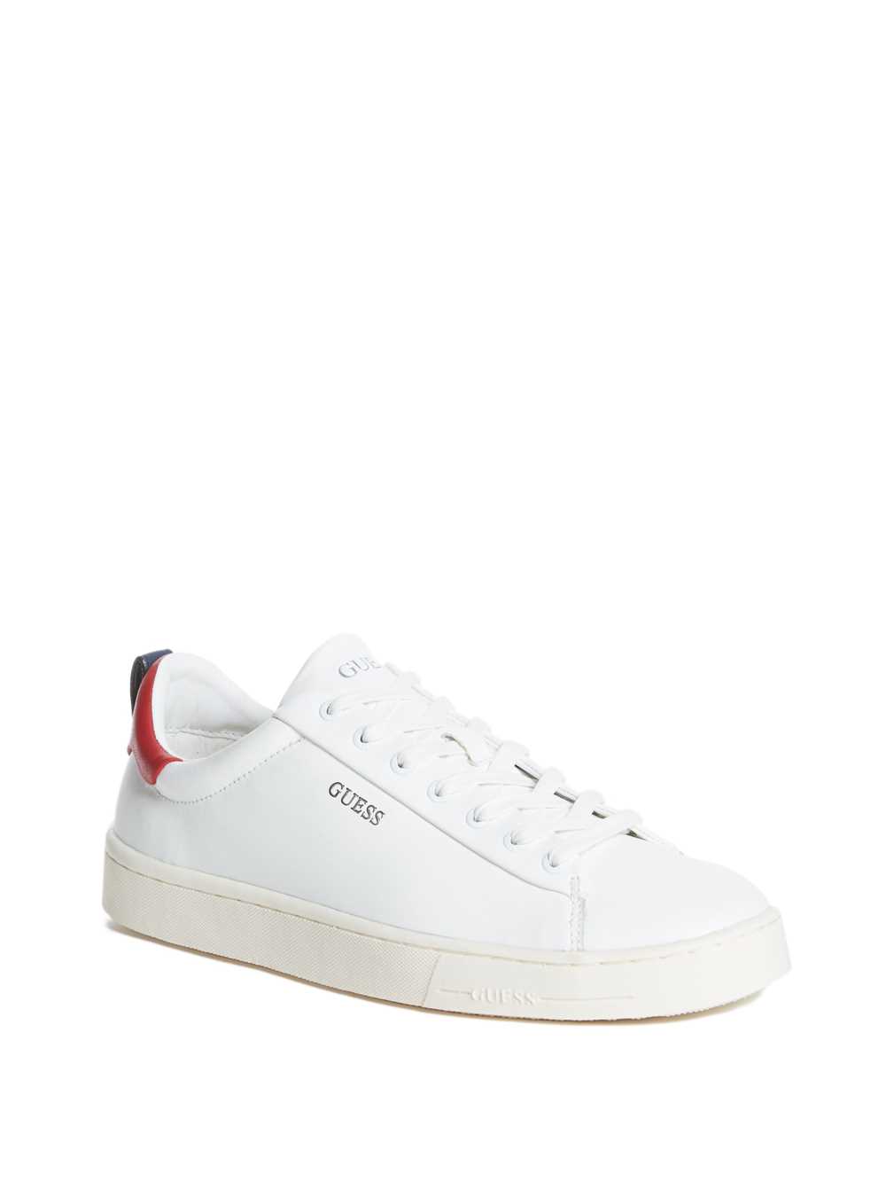 White Men\'s Guess Vice Low-Top Sneakers Australia Sale | 825JWKRDY