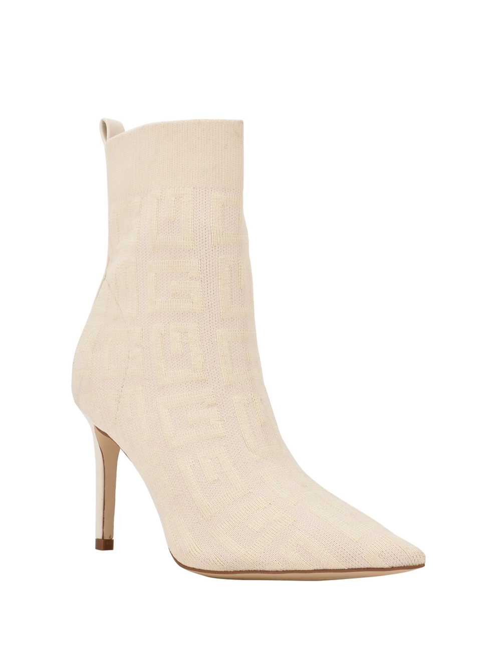 White Women\'s Guess Dallyca G-Logo Sock Booties Australia Sale | 086YFGODA