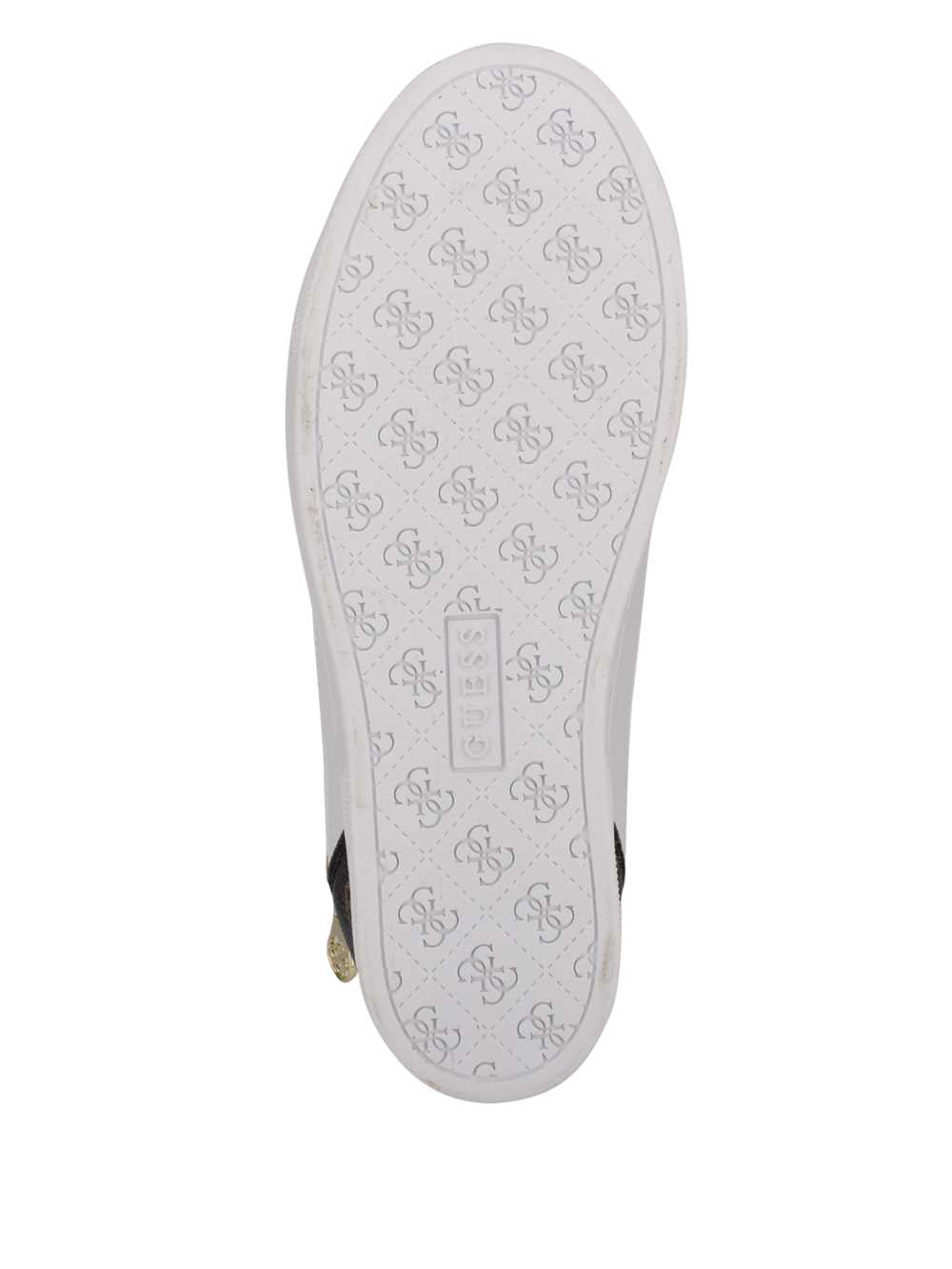 White Women's Guess Figz Logo Wedge Sneakers Australia Sale | 671UVDHPL