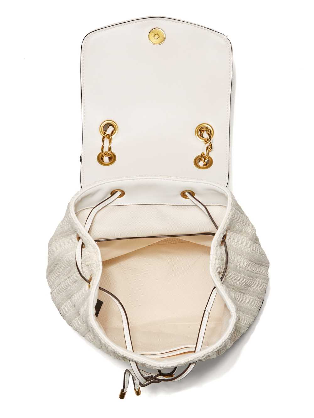 White Women's Guess Kimi Backpack Australia Sale | 147ADZGYH