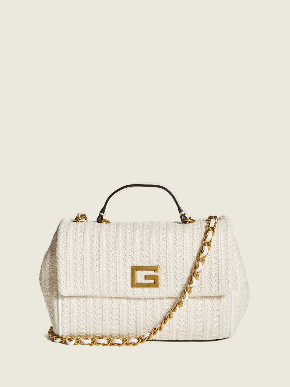 White Women\'s Guess Kimi Small Convertible Crossbody Bags Australia Sale | 374AWVIXS