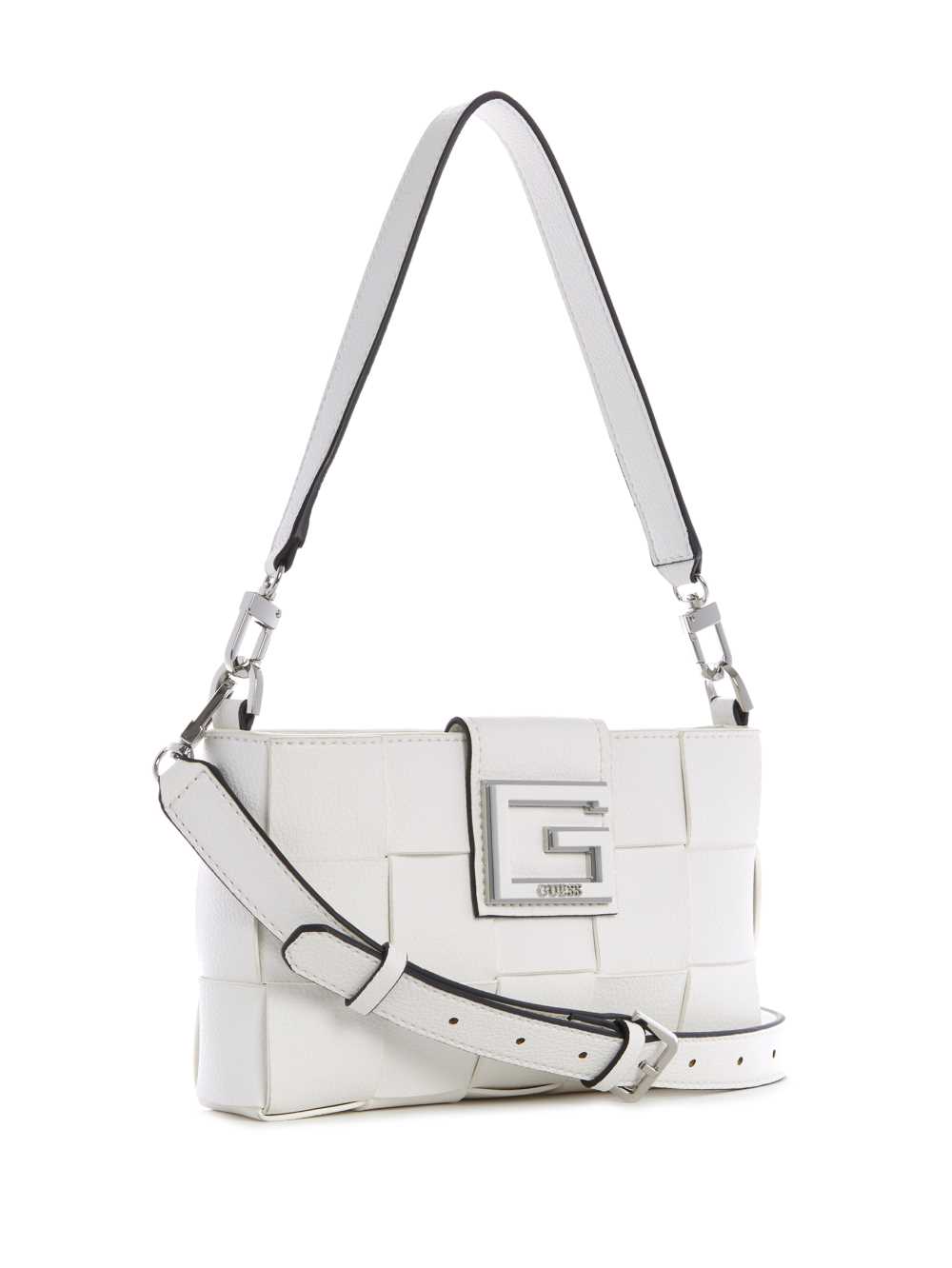 White Women's Guess Liberty City Shoulder Bags Australia Sale | 184GZNKEY