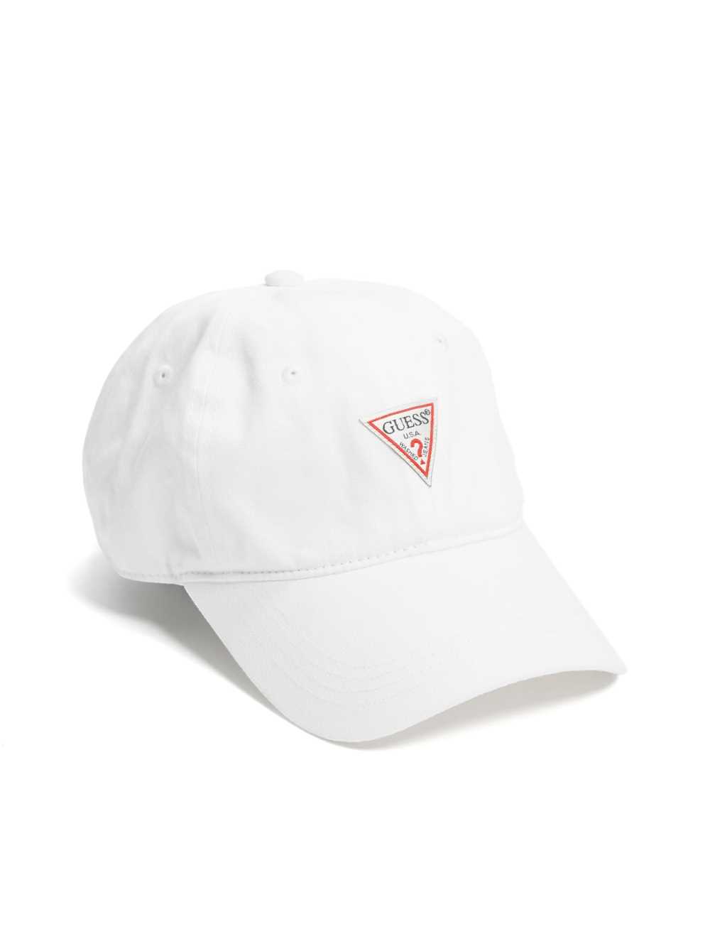 White Women\'s Guess Logo Baseball Hats Australia Sale | 692TJXGHA