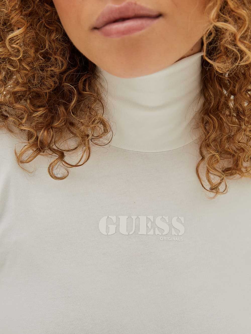 White Women's Guess Originals Kit Logo Bodysuit Australia Sale | 183DMXTBP