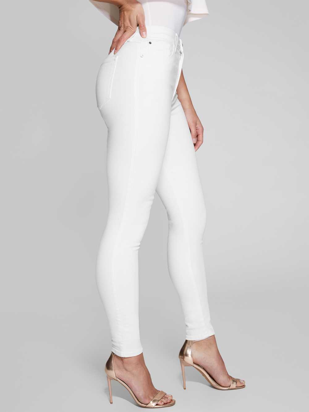 White Women's Guess Stiletto No. 97 Skinny Jeans Australia Sale | 492OTWVDG