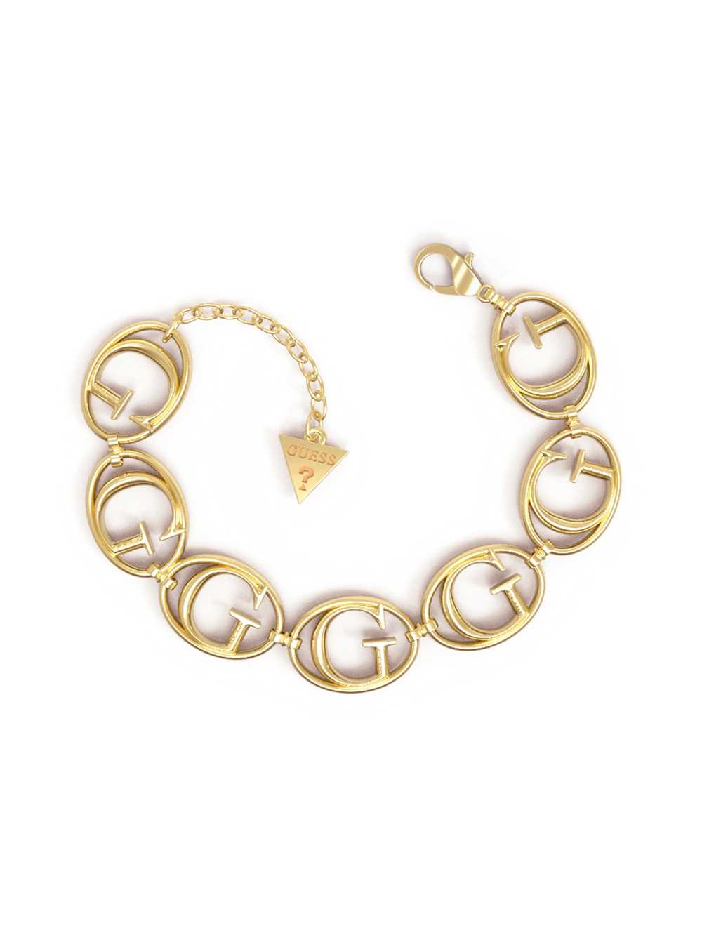 Yellow Gold Women\'s Guess Gold-Tone Multi G Chain Bracelet Australia Sale | 097JUAFQK