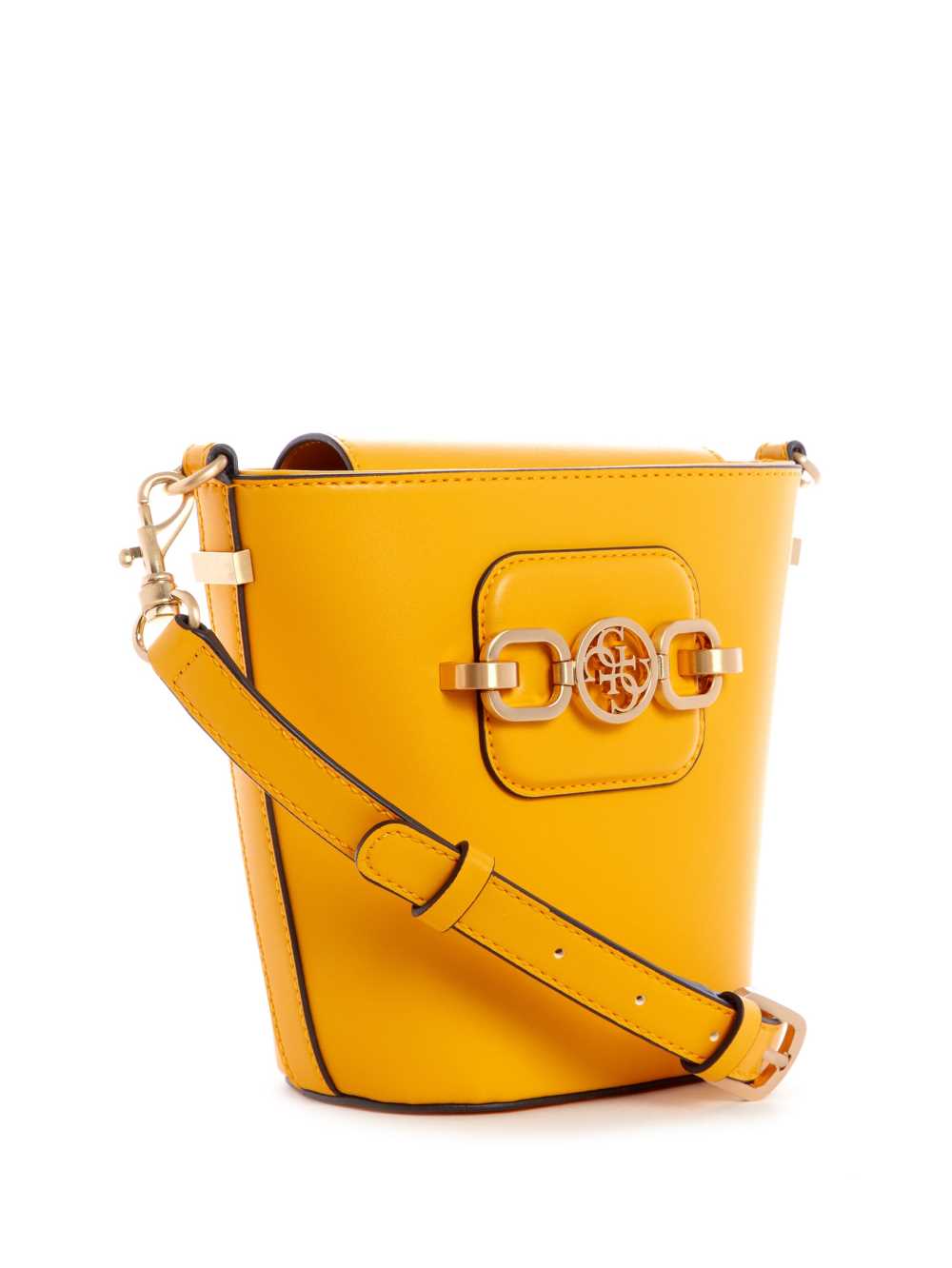 Yellow Women's Guess Hensely Bucket Bag Crossbody Bags Australia Sale | 931IFPJMW