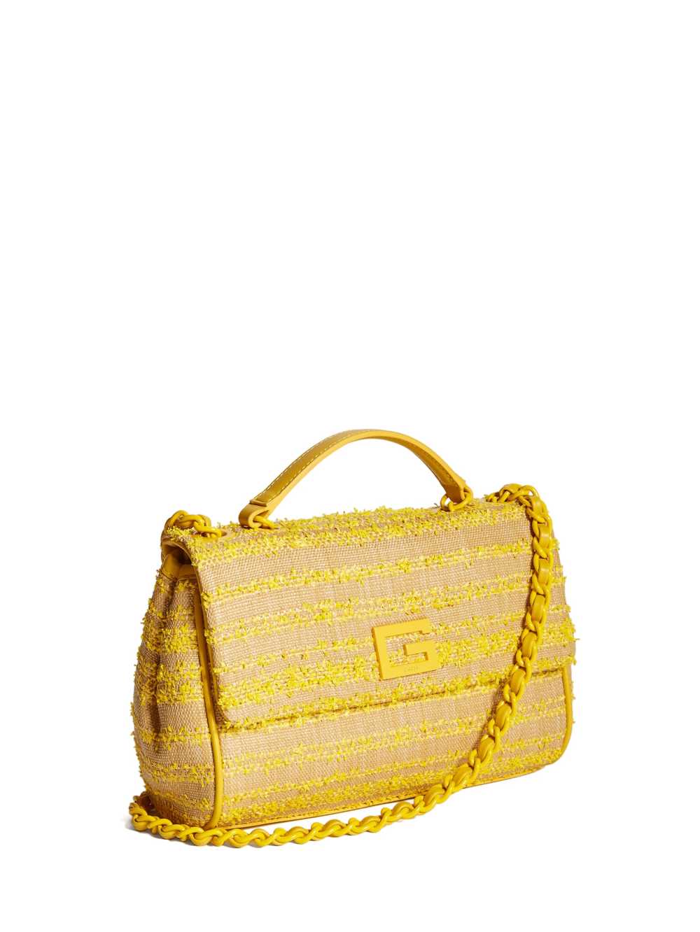 Yellow Women's Guess Kimi Small Convertible Crossbody Bags Australia Sale | 801TKBLZY